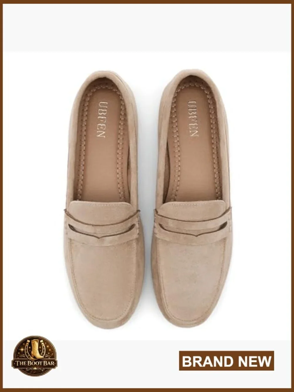 Faux Suede Penny Loafers Slip On Flats Lightweight Comfortable Walking Shoes